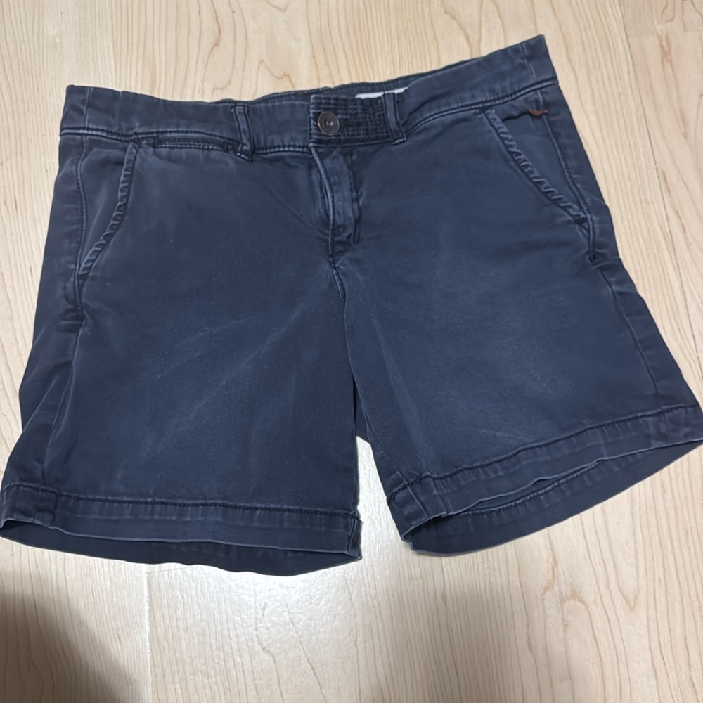 Anthropologie Pilcro Navy Hyphen Mid-Rise Shorts | Size 26